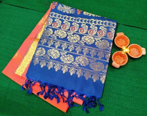 SOFT SILK SAREE WITH BLOUSE